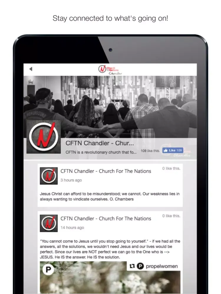 CFTN Chandler iPad  スクリーンショット