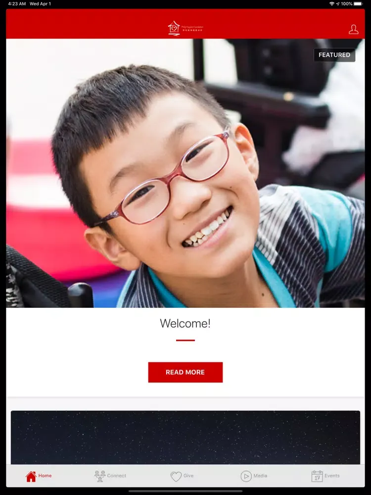 PHF - Philip Hayden Foundation iPad  سکرین شاٹس