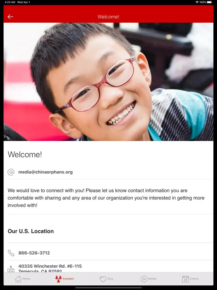 PHF - Philip Hayden Foundation iPad  سکرین شاٹس