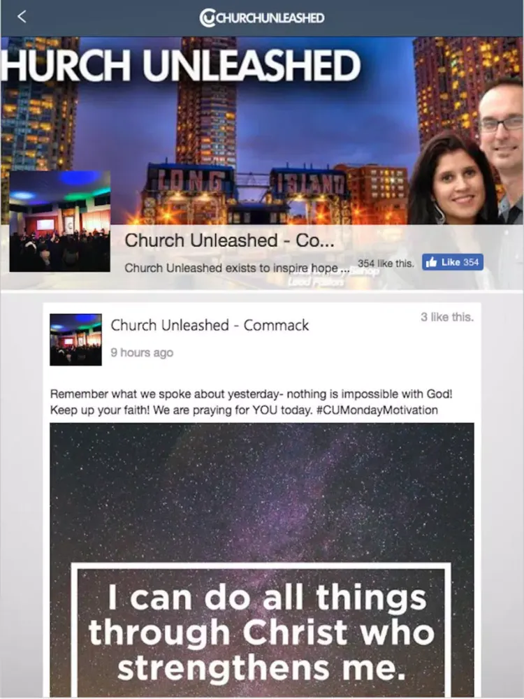 Zrzuty ekranu My Church Unleashed iPad 