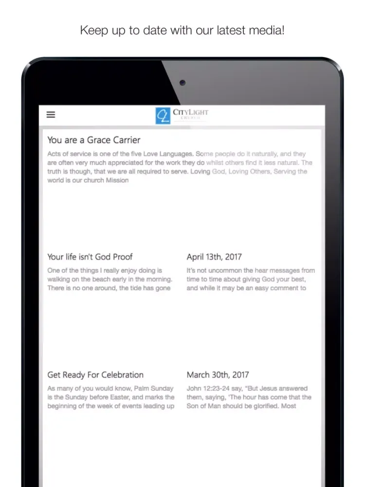 تصاویر CityLight Church Tas iPad 