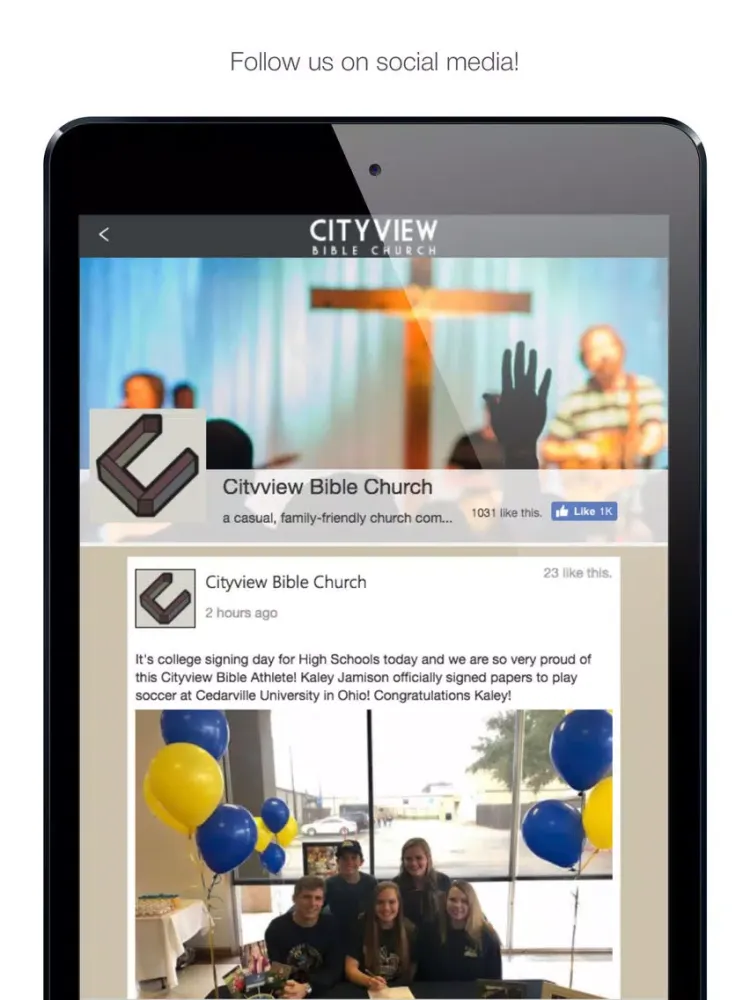 Cityview Bible - Round Rock iPad 應用截圖