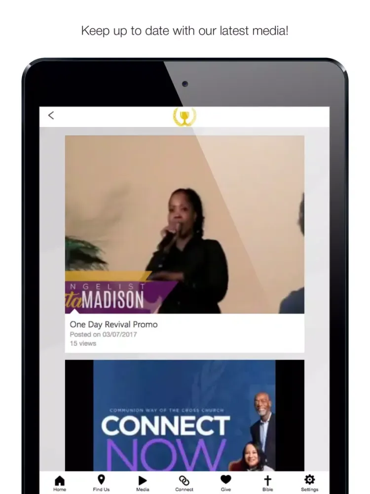 Communion Church iPad  स्क्रीनशॉट