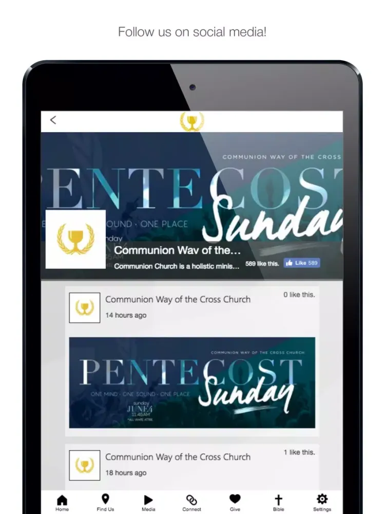 Communion Church iPad  स्क्रीनशॉट