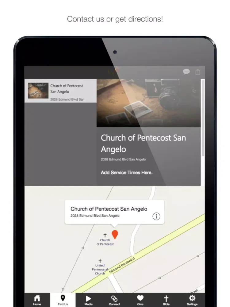 تصاویر Church of Pentecost San Angelo iPad 