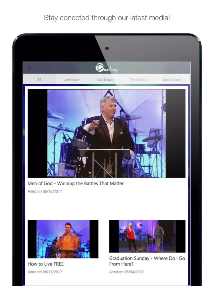 Destiny Christian Church MN iPad 应用截图