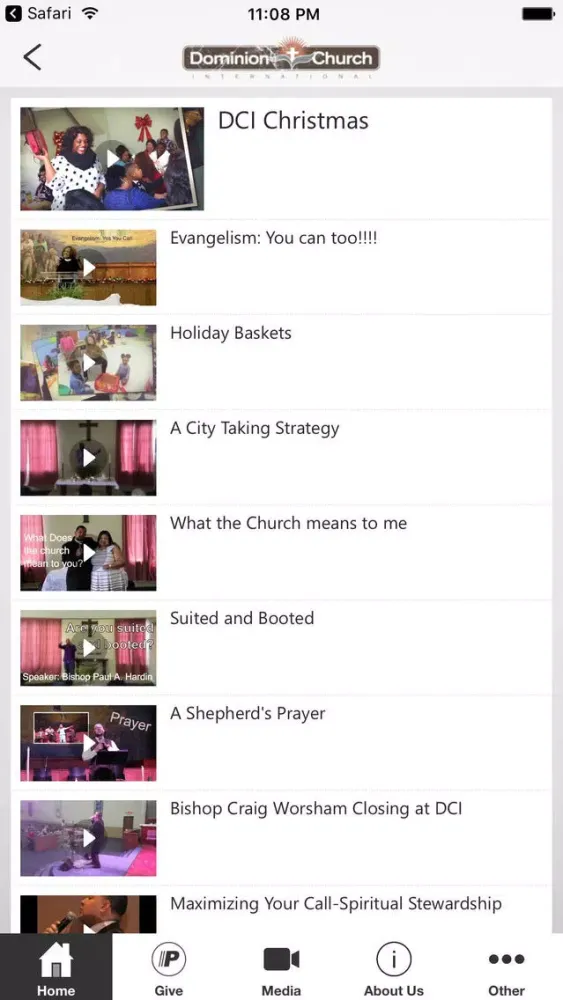Dominion Church International Ekran Görüntüleri