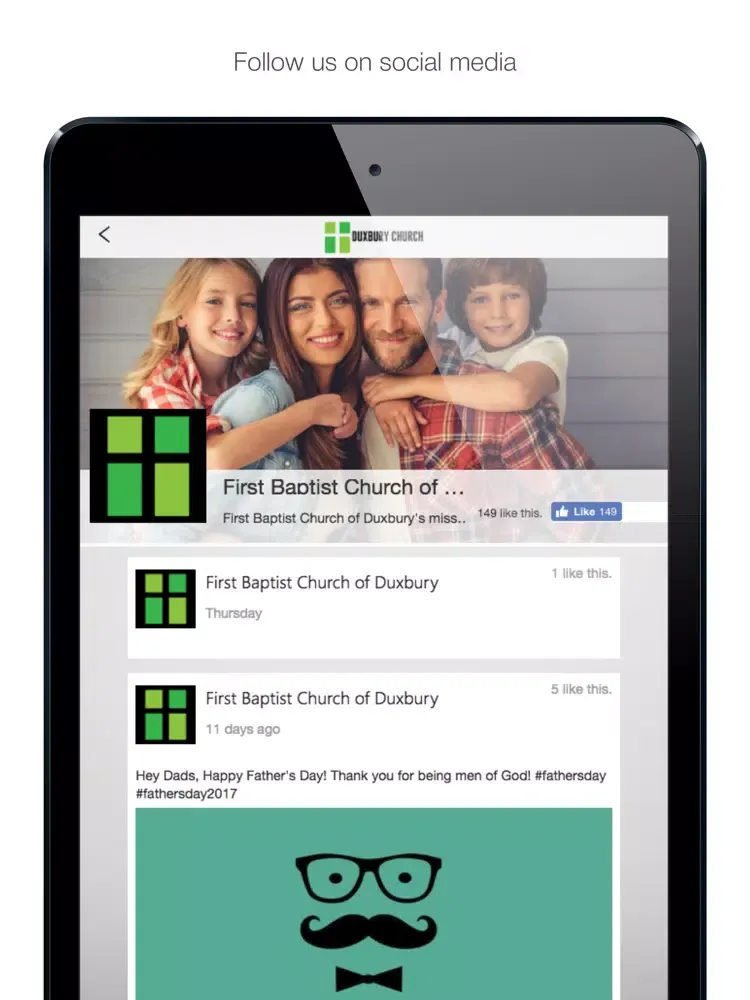Duxbury Church iPad  Ekran Görüntüleri