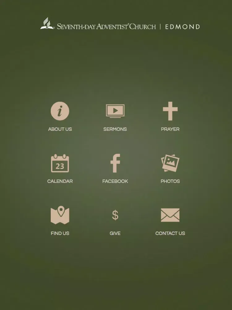 Edmond Adventist Church iPad  Screenshots