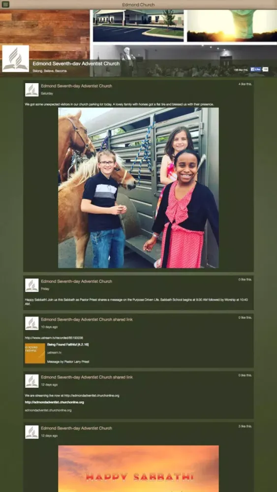 Edmond Adventist Church Screenshots