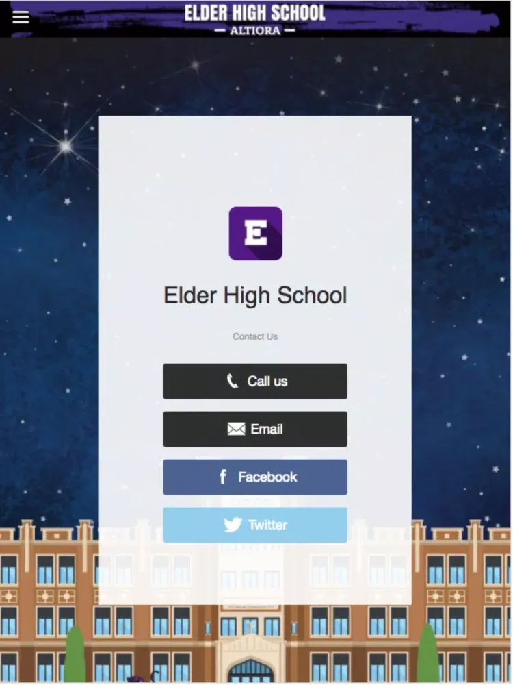 Zrzuty ekranu Elder High School iPad 