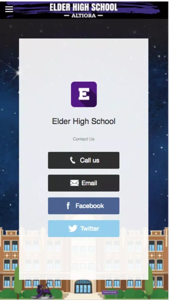 Zrzuty ekranu Elder High School