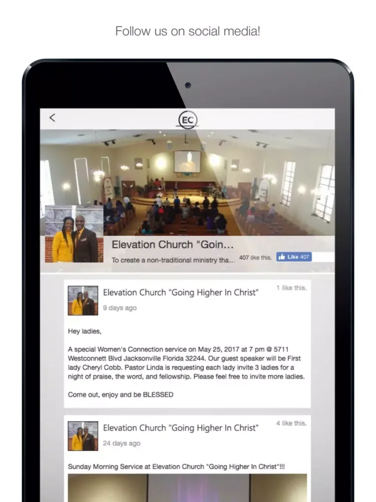 Elevation Church Jacksonville iPad  スクリーンショット
