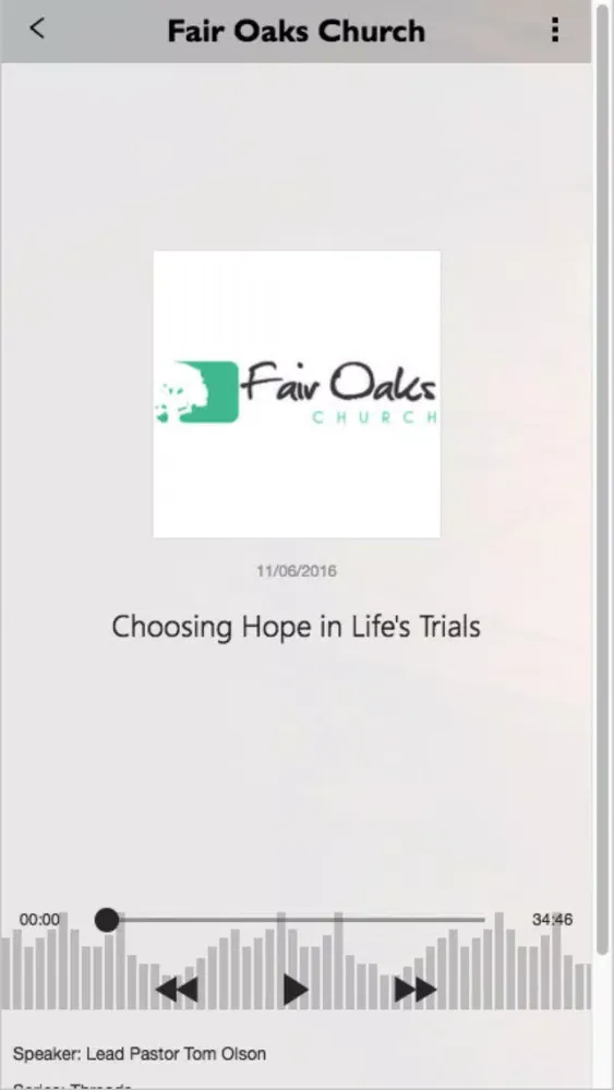 ภาพหน้าจอของ Fair Oaks Church - CA