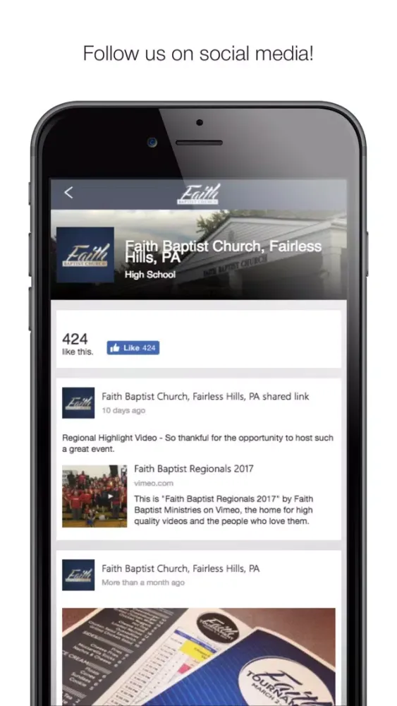 Faith Baptist Church - PA Ekran Görüntüleri