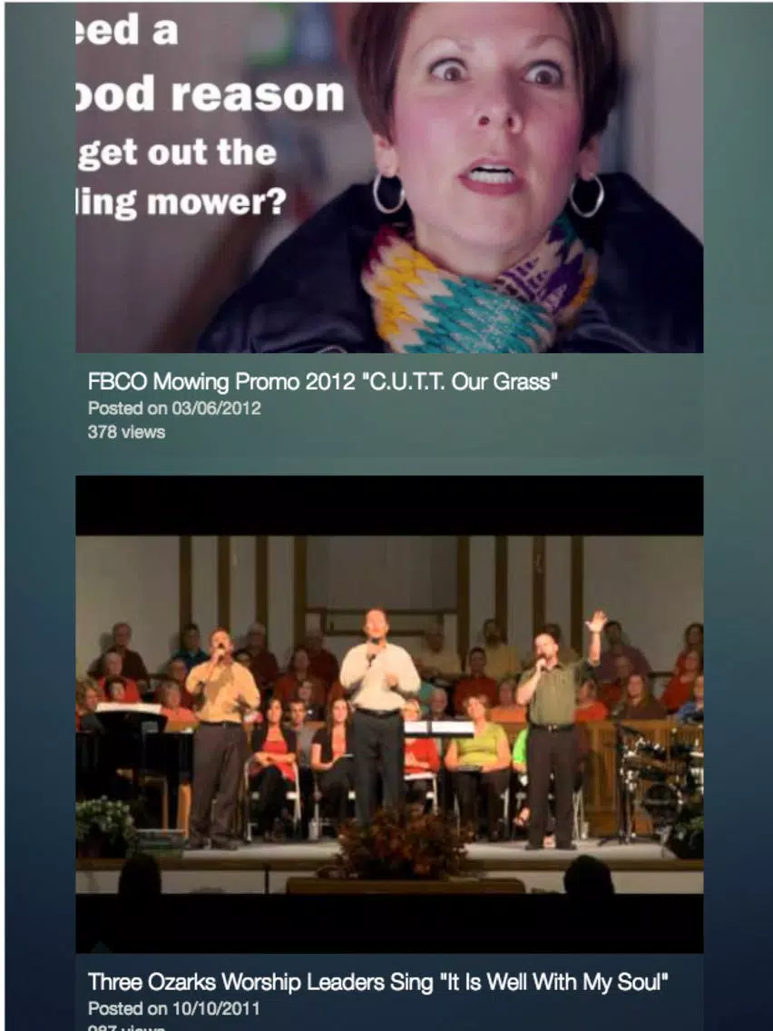 First Baptist Church of Ozark iPad  স্ক্রিনশট
