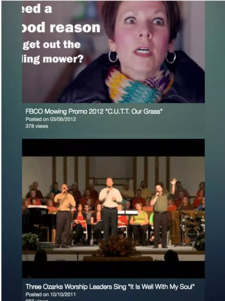 First Baptist Church of Ozark iPad 应用截图