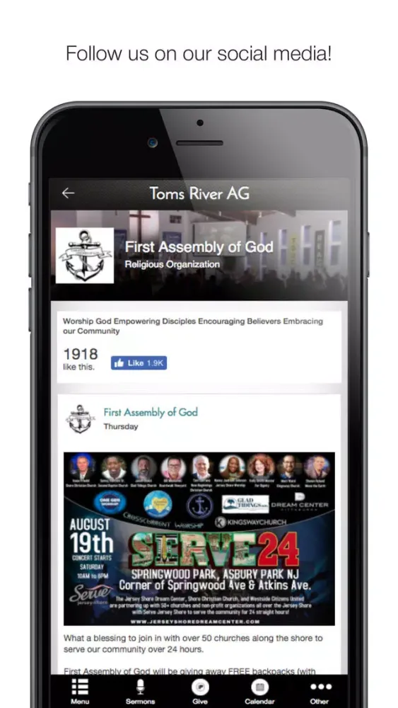Скриншоты Toms River Assembly of God