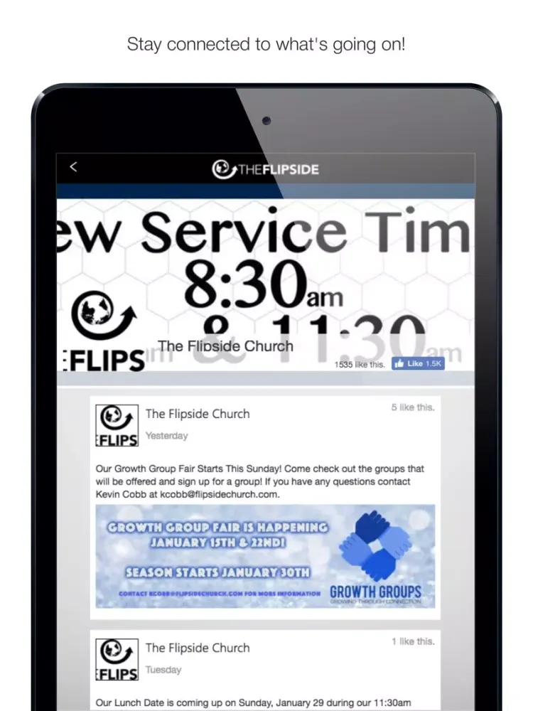 The Flipside iPad  Screenshots