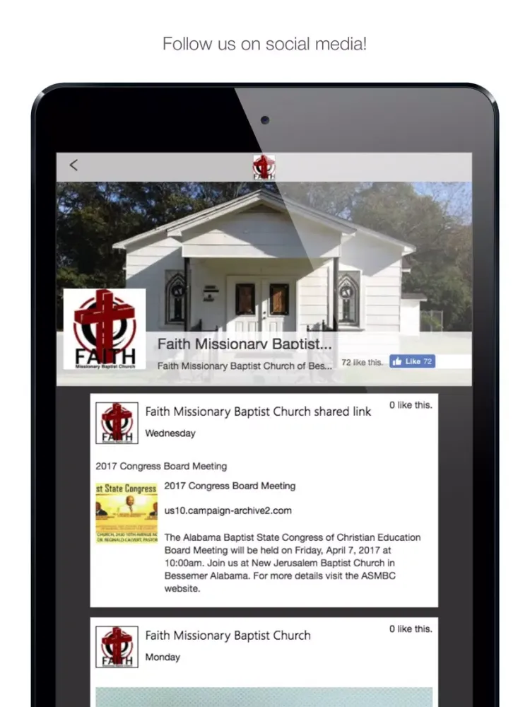 Faith MBC Bessemer AL iPad  Ekran Görüntüleri