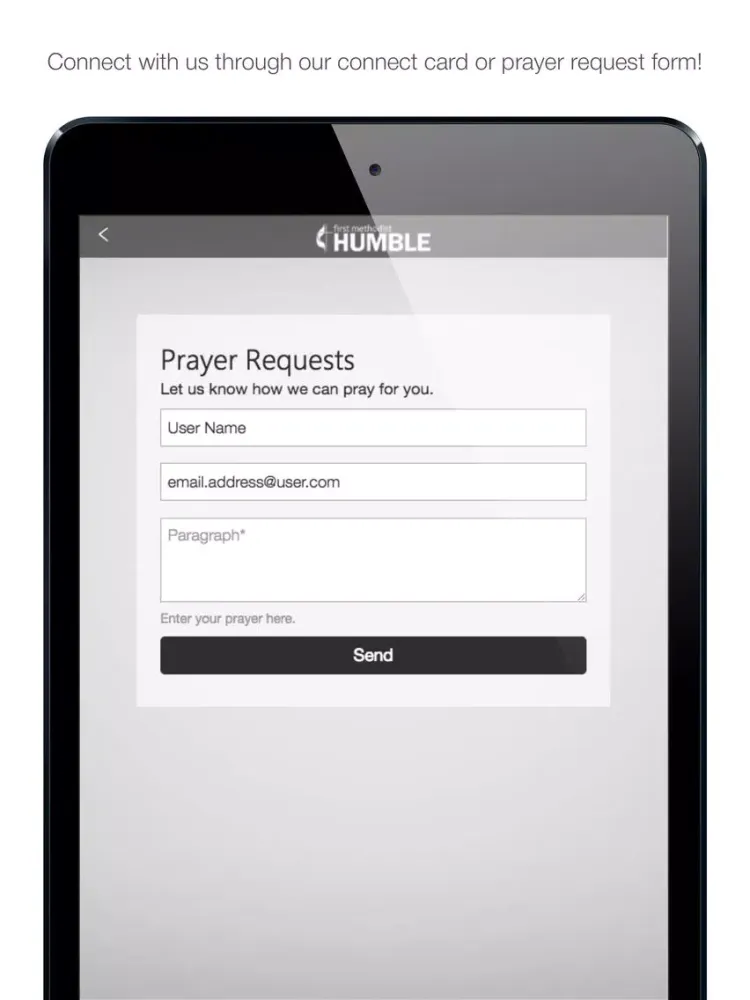 First Methodist Humble iPad  スクリーンショット