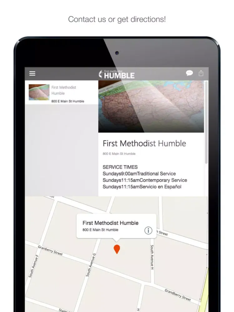 First Methodist Humble iPad  スクリーンショット