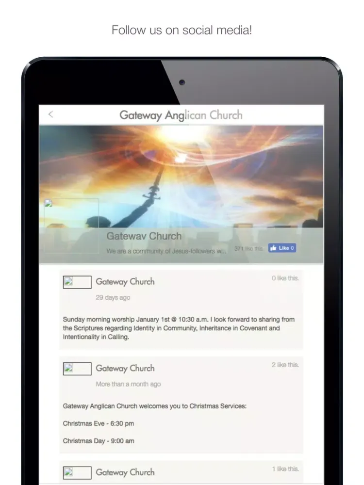 تصاویر Gateway Anglican Church iPad 