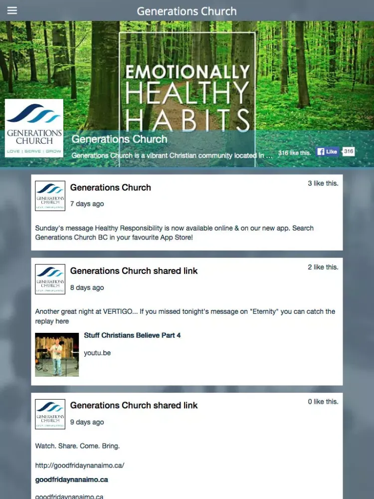 Generations Church - BC iPad  سکرین شاٹس