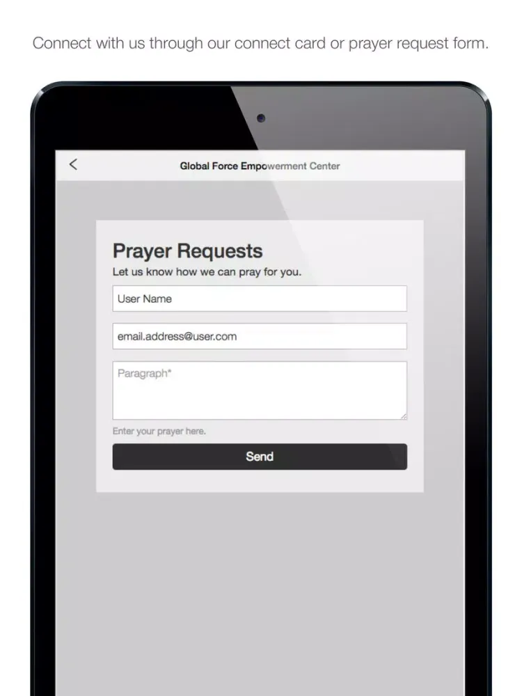 GF Empowerment Center iPad  سکرین شاٹس