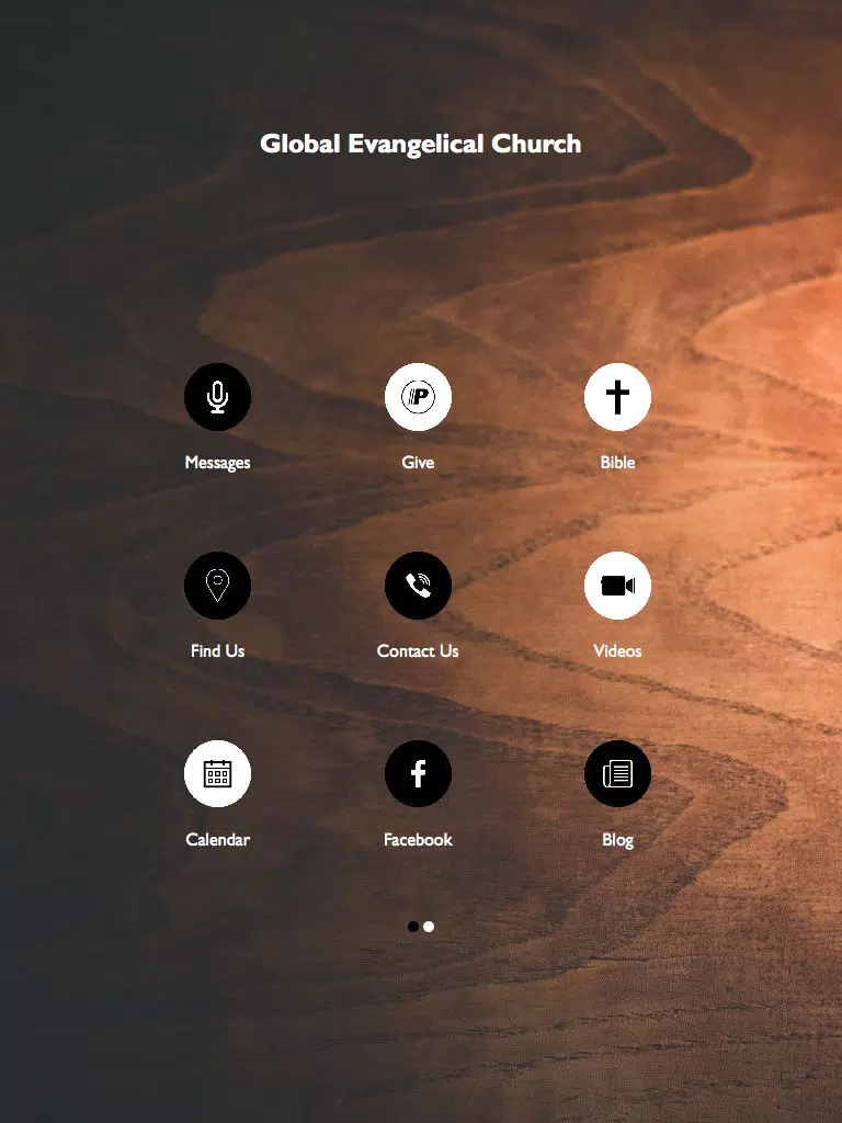 Ảnh chụp màn hình của Global Evangelical Church iPad 