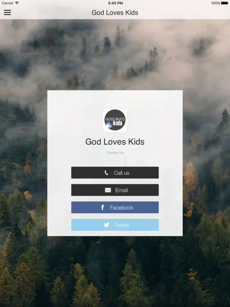 Capturas de tela do God Loves Kids iPad 