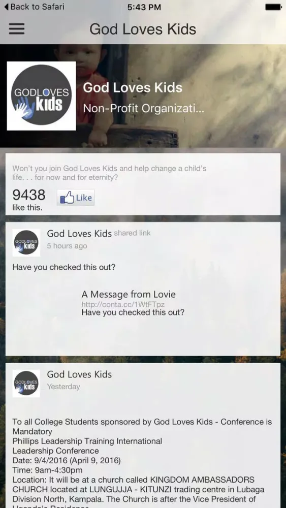 Capturas de tela do God Loves Kids