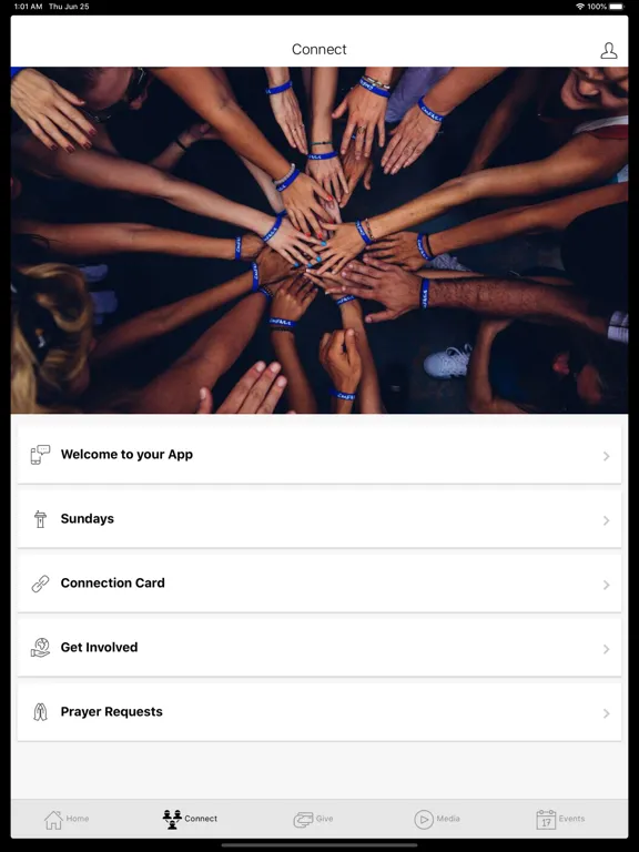 Capturas de pantalla de Genesis Church Munford iPad 
