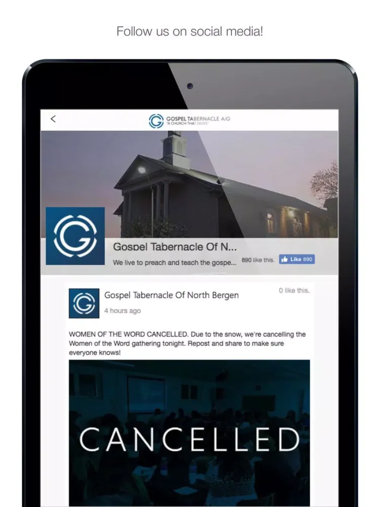 Gospel Tabernacle AG iPad 应用截图