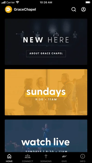 Capturas de tela do Grace Chapel Englewood