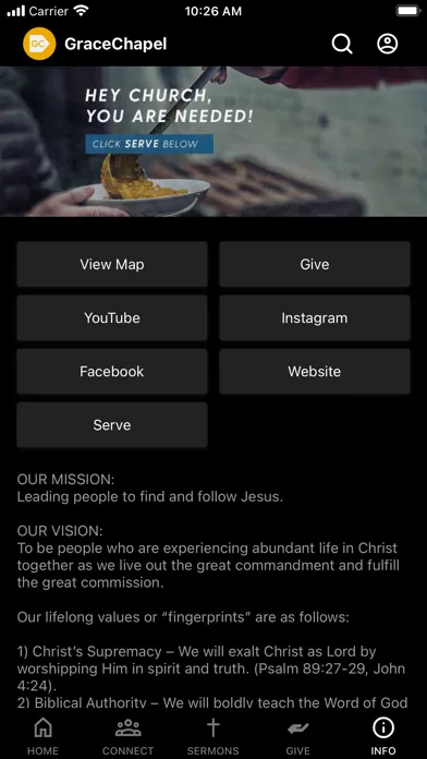 Capturas de tela do Grace Chapel Englewood