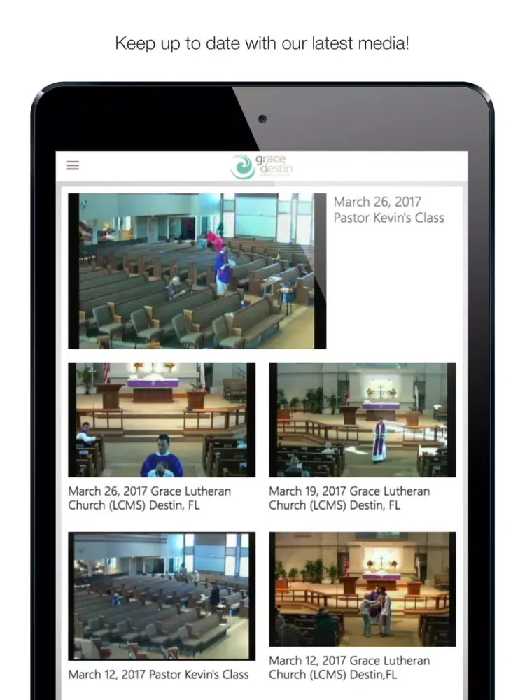 Grace Destin iPad  Screenshots