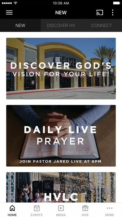 Higher Vision Church سکرین شاٹس