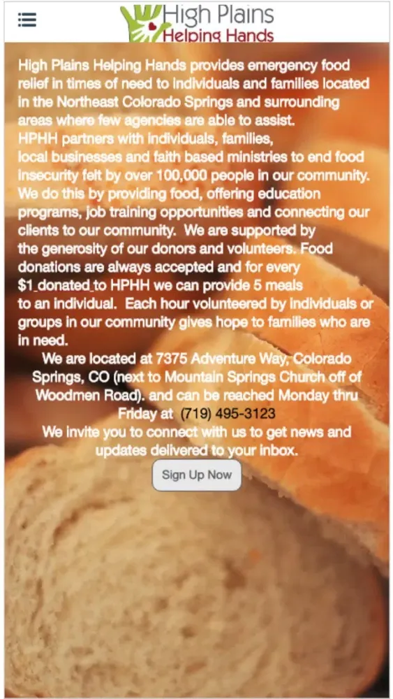 High Plains Helping Hands 스크린샷