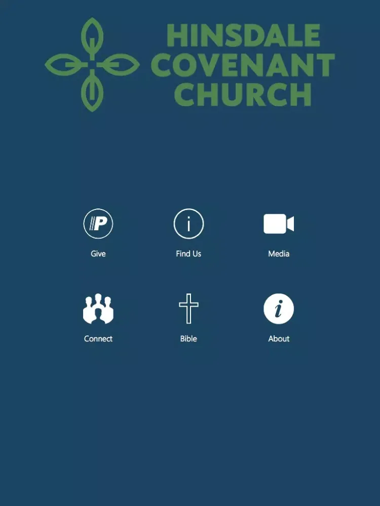 ภาพหน้าจอของ Hinsdale Covenant Church iPad 