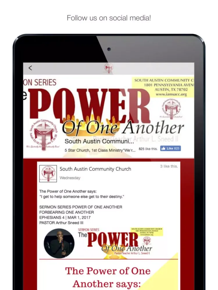 South Austin CC iPad  スクリーンショット