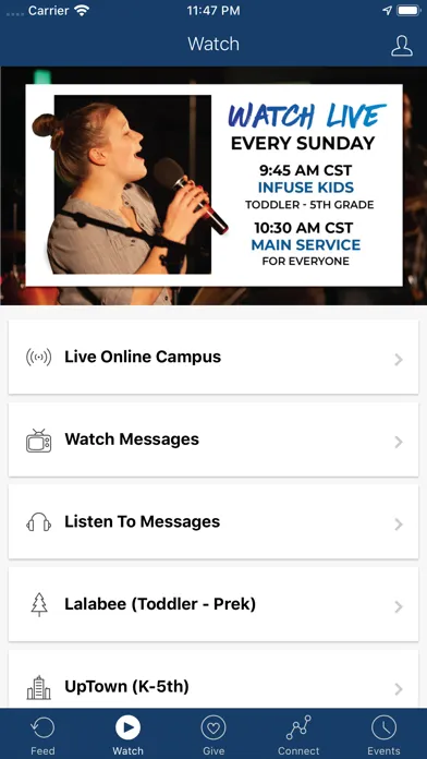 Screenshot di Infuse Church