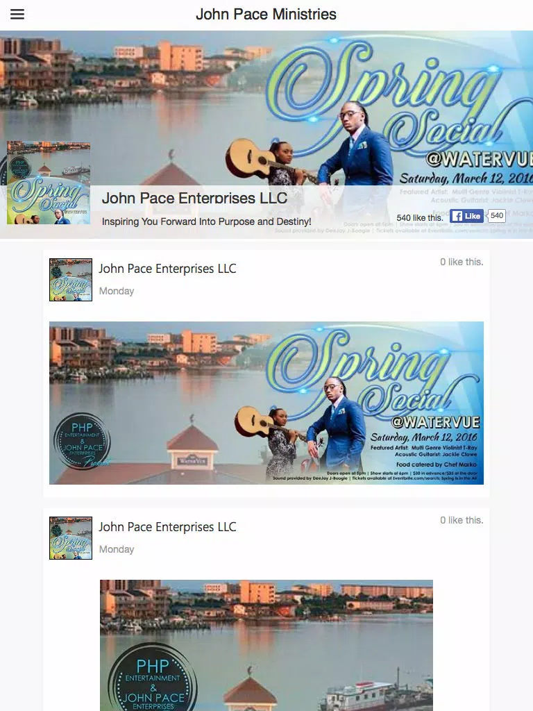 John Pace MInistries iPad 应用截图