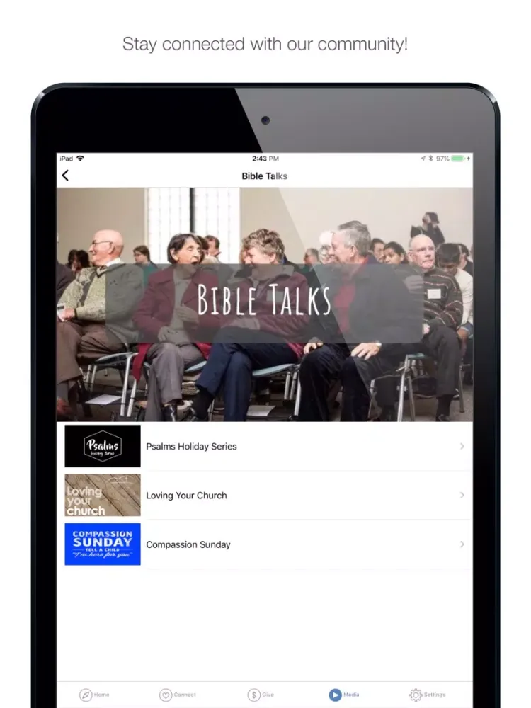 Kellyville Anglican Church iPad  Screenshots