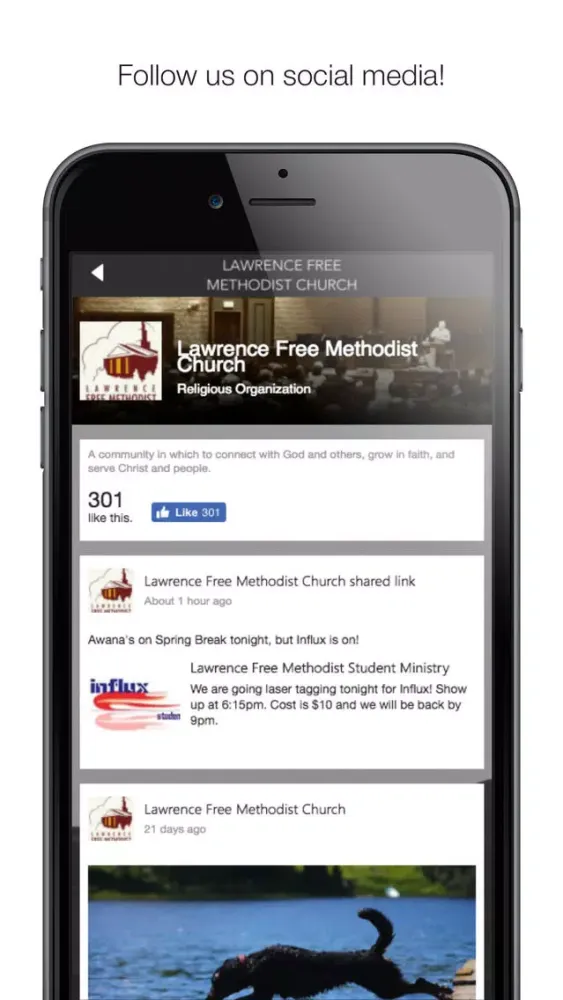 Lawrence Free Methodist Church Screenshots