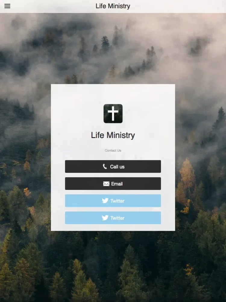 Capturas de tela do Life Ministry iPad 