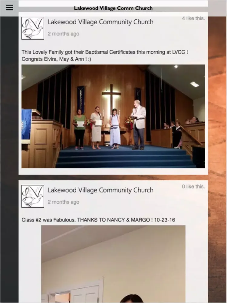Zrzuty ekranu Lakewood Village Church iPad 