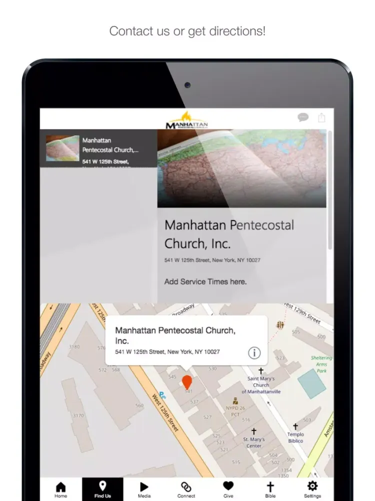 Manhattan Pentecostal Church iPad  スクリーンショット