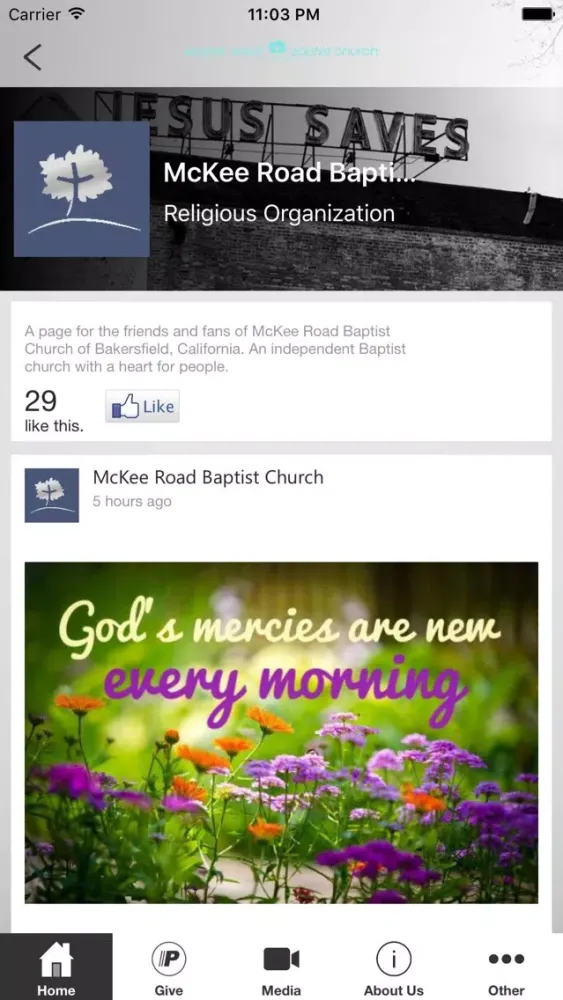 Скриншоты McKee Road Baptist Church