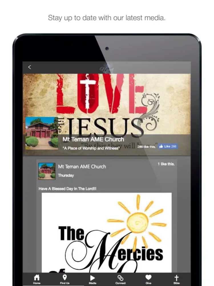Скриншоты Mt. Teman AME Church iPad 